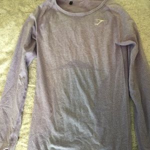 Long sleeve seamless workout top